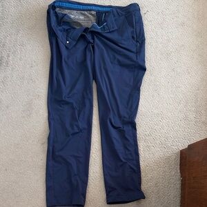 Elegant Men's Deep Blue Dress Pants